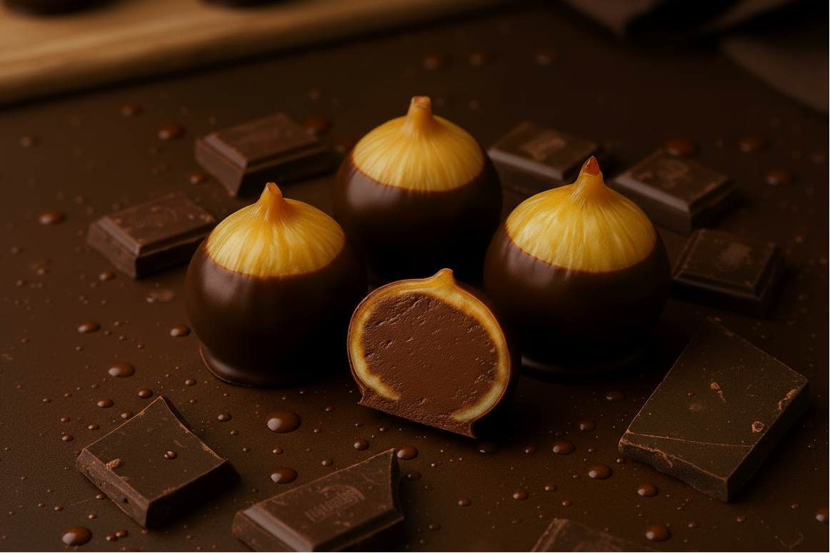 Chocolate figs - 4 pieces