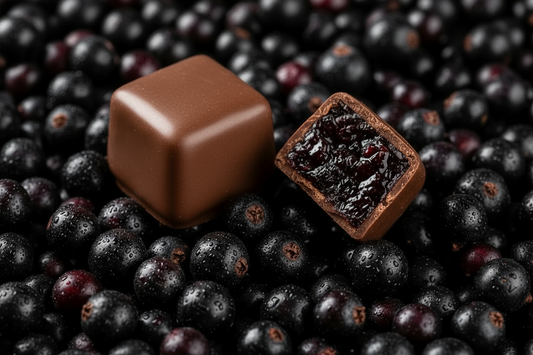 Blackcurrant Bites in Chocolate - 125 g