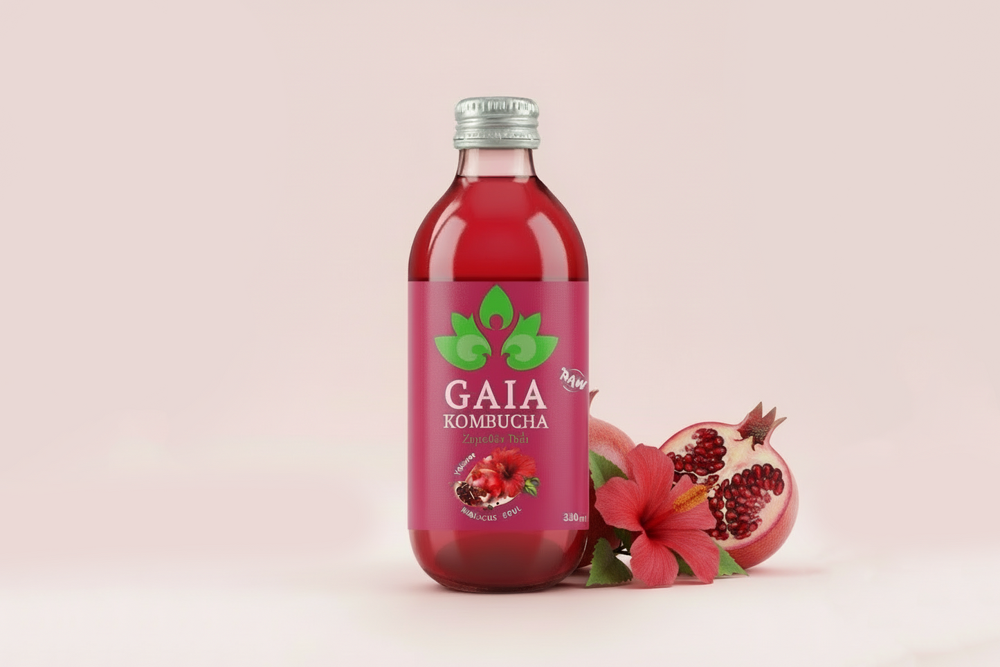 Gaia Kombucha Hibiscus Soul