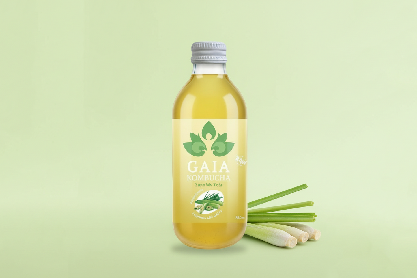 Gaia Kombucha Lemongrass Unity