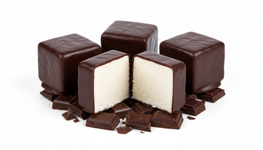 Plain cashew cream bars - 4 pieces