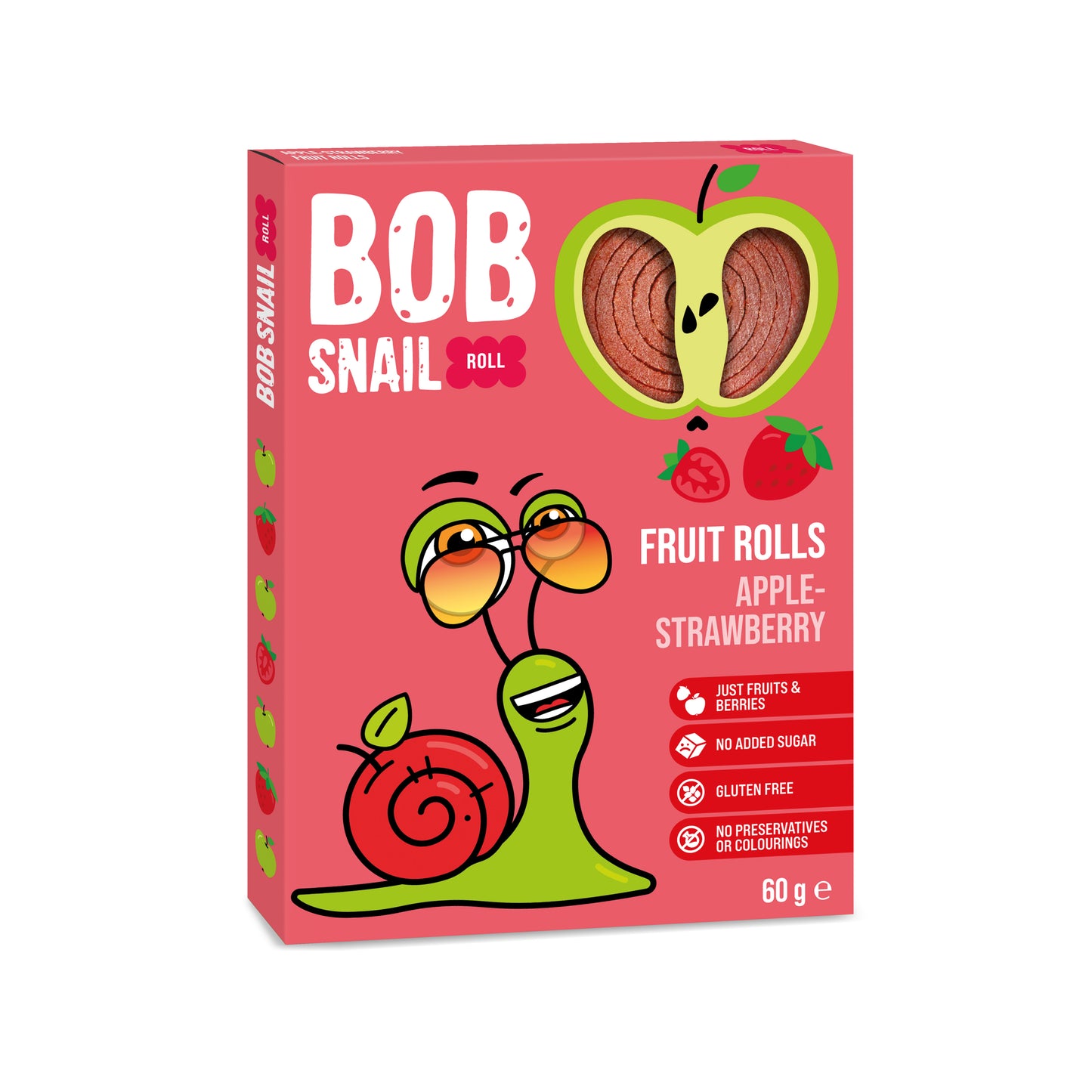 Apple-Strawberry fruit roll, large