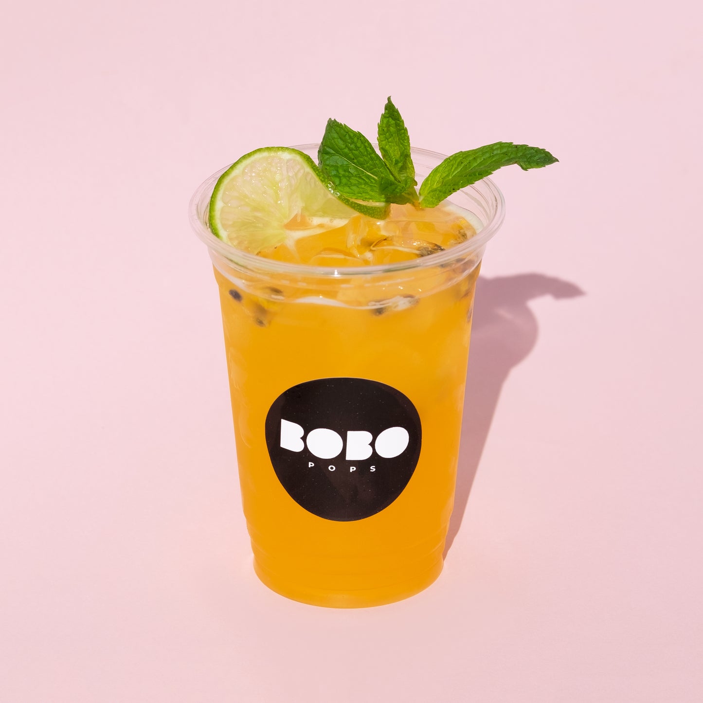 Passionfruit mint lemonade