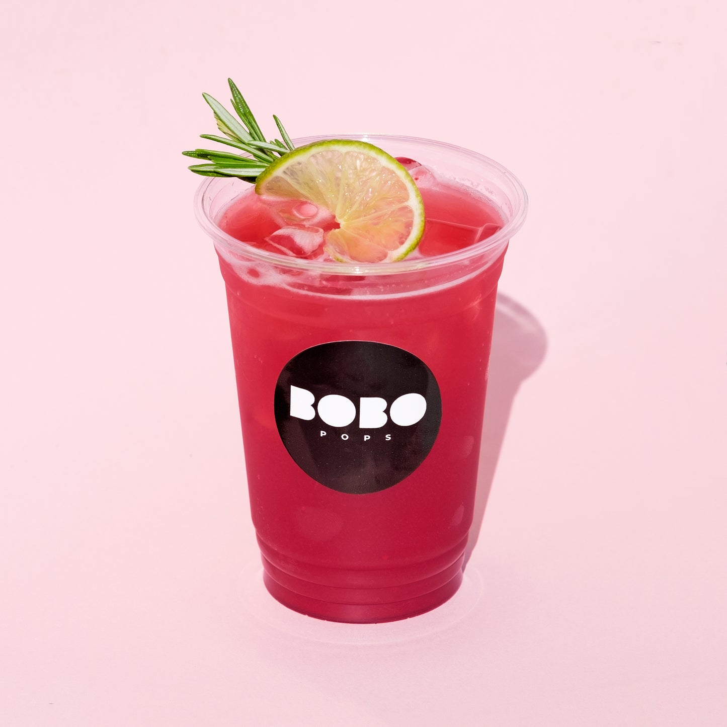 Raspberry lime lemonade