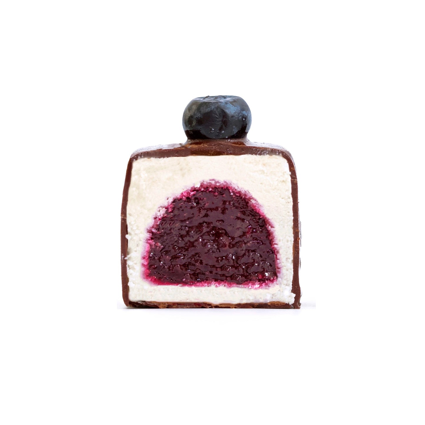 Blueberry cashew cream bar