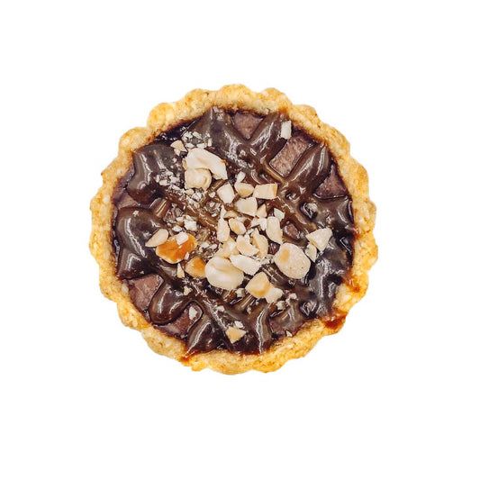 Snickers Mini Tart by EnHealthy