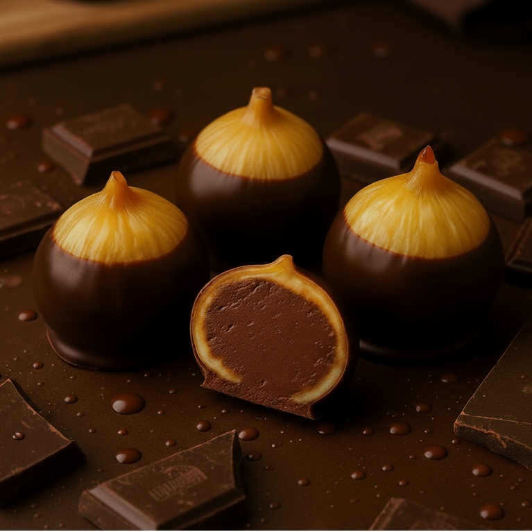 Chocolate figs - 4 pieces