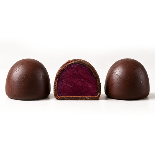 Blackcurrant Bites in Chocolate