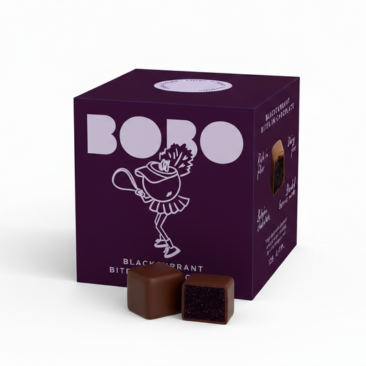 Blackcurrant Bites in Chocolate - 125 g