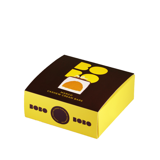 Mango cashew cream bars - 4 pieces