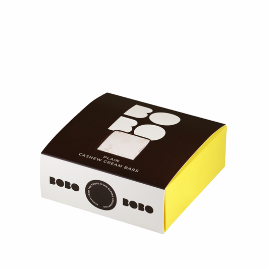 Plain cashew cream bars - 4 pieces