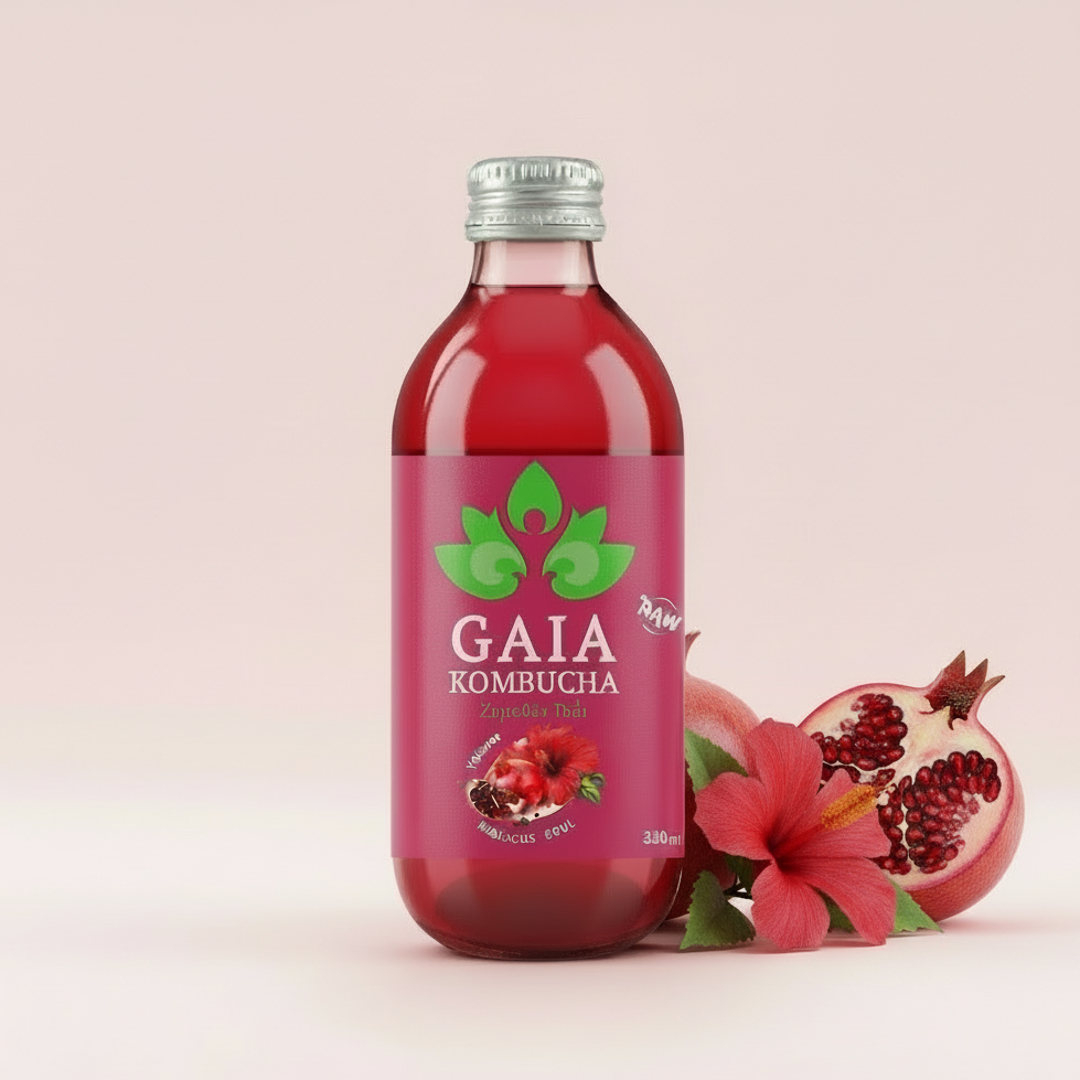 Gaia Kombucha Hibiscus Soul