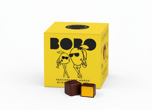 Mango Passionfruit Bites in Chocolate - 125 g