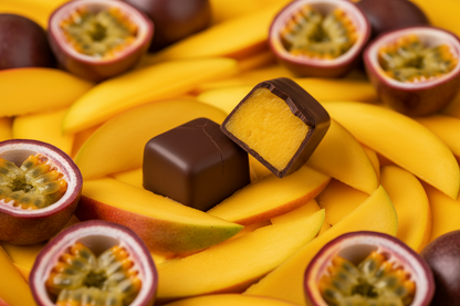 Mango Passionfruit Bites in Chocolate - 125 g