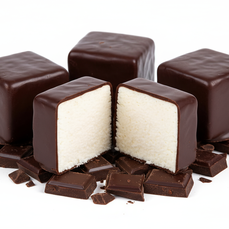 Plain cashew cream bars - 4 pieces