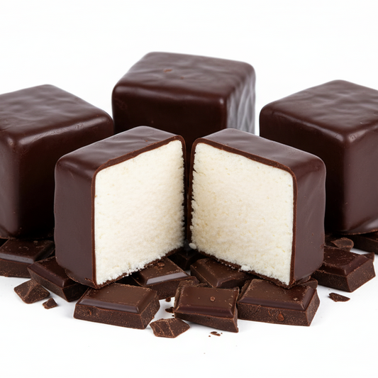 Plain cashew cream bars - 4 pieces